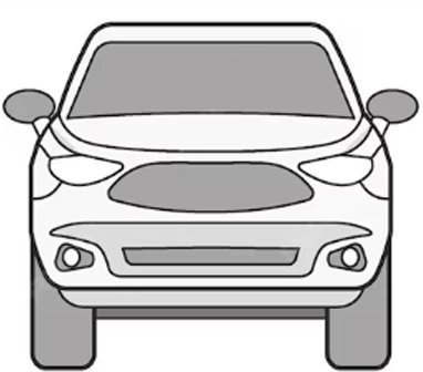 Автомобиль спереди