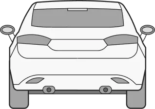 Автомобиль сзади